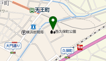 西久保町公園の地図画像