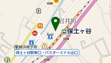保土ケ谷駅前公園の地図画像