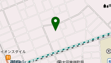 かにくぼ公園の地図画像