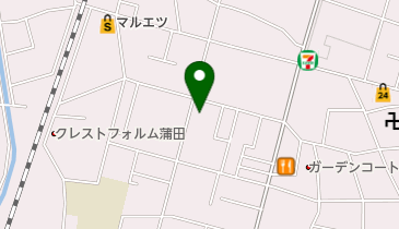 蒲田一丁目公園の地図画像
