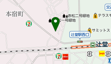 赤松三号緑地の地図画像