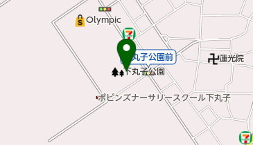 下丸子公園の地図画像