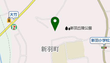 新羽丘陵公園の地図画像
