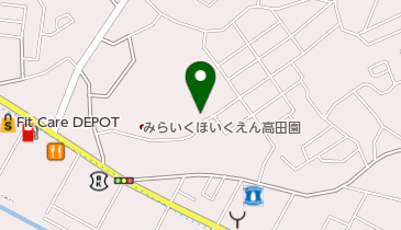 高田西公園の地図画像