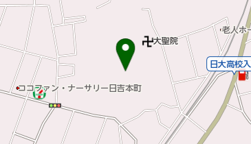 日吉の丘公園の地図画像