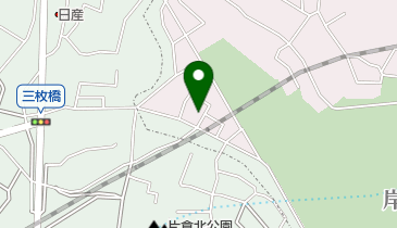 岸根大堀公園の地図画像