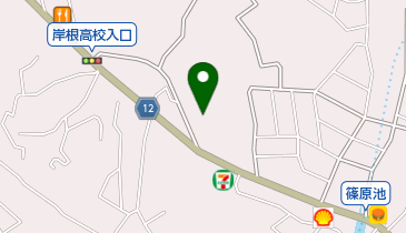 岸根山王山公園の地図画像