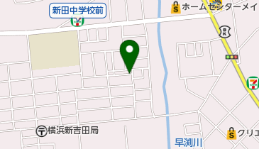 新吉田吉住公園の地図画像