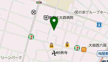 鶴渡公園の地図画像