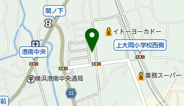 上大岡公園の地図画像