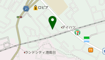 港南台原公園の地図画像