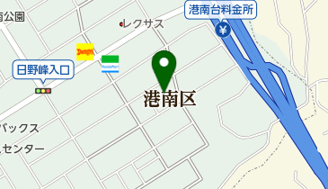 日の峰第一公園の地図画像