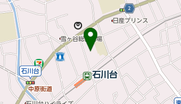 東雪谷二丁目公園の地図画像