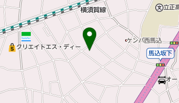 馬込ゆりの木公園の地図画像
