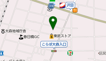 若竹公園の地図画像