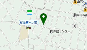 高円寺南公園の地図画像