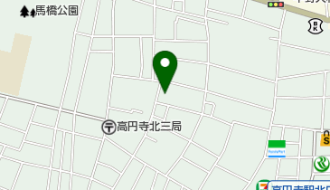 馬橋北第二公園の地図画像