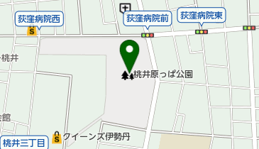 桃井原っぱ公園の地図画像