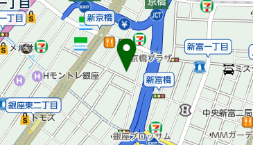 京橋公園の地図画像