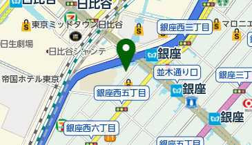 数寄屋橋公園の地図画像