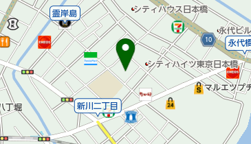 越前堀児童公園の地図画像