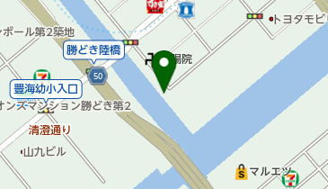 勝どき四丁目児童遊園の地図画像