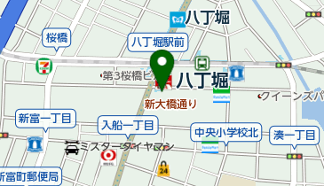 中ノ橋北東児童遊園の地図画像