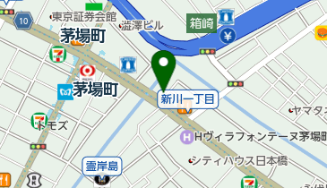 霊岸橋児童遊園の地図画像