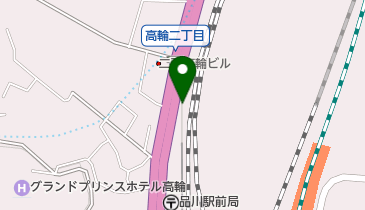 品川バスターミナルの地図画像