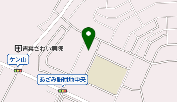 あざみ野四丁目南公園の地図画像