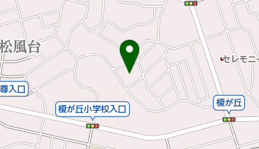 松風台公園の地図画像