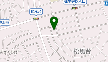 松風台第四公園の地図画像