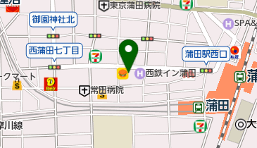 大田区社会福祉センターの地図画像
