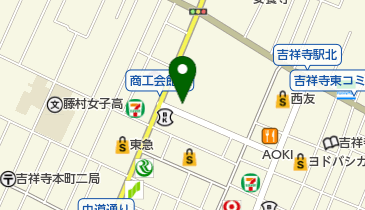 吉祥寺市政センターの地図画像