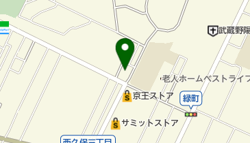 武蔵野市デイサービスセンターの地図画像