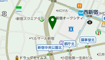 東京商工会議所 新宿支部の地図画像