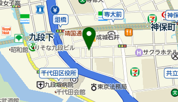 東京商工会議所 千代田支部の地図画像