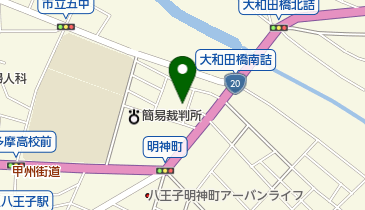 明神公園の地図画像