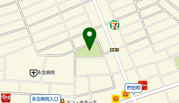 めじろ台南公園の地図画像
