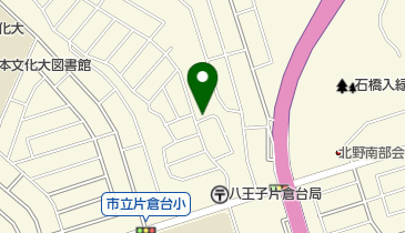 片倉まちの広場の地図画像