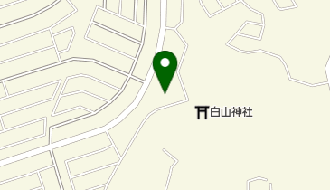 白山神社まちの広場の地図画像