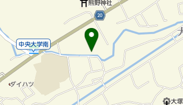 東中野まちの広場の地図画像