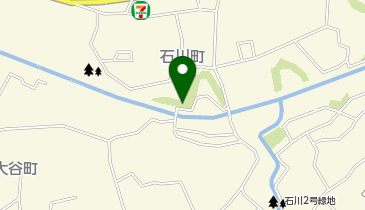 谷地川児童遊園の地図画像
