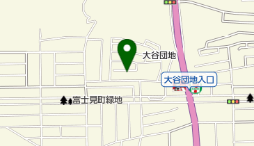 大谷児童遊園の地図画像