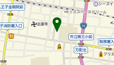 いちょう公園の地図画像