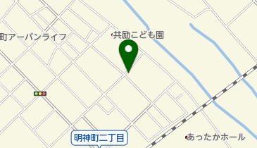 北田東公園の地図画像