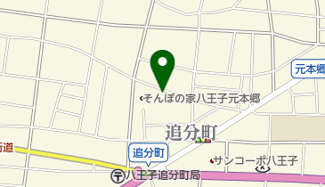 元本郷南公園の地図画像