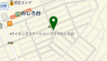めじろ台二丁目公園の地図画像