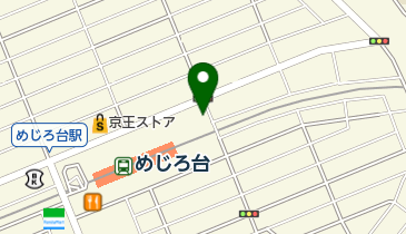 めじろ台富士見公園の地図画像