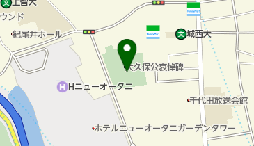 清水谷公園の地図画像